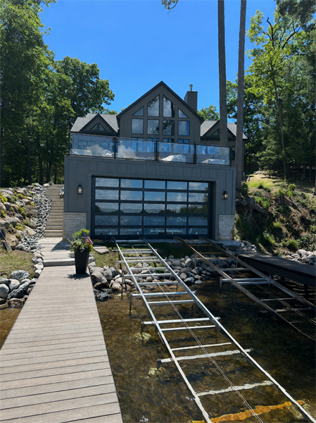 Minocqua Full-Vision Glass Garage Door Installation