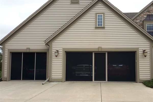 Lifestyle Screens for Functional Garage Living Spaces