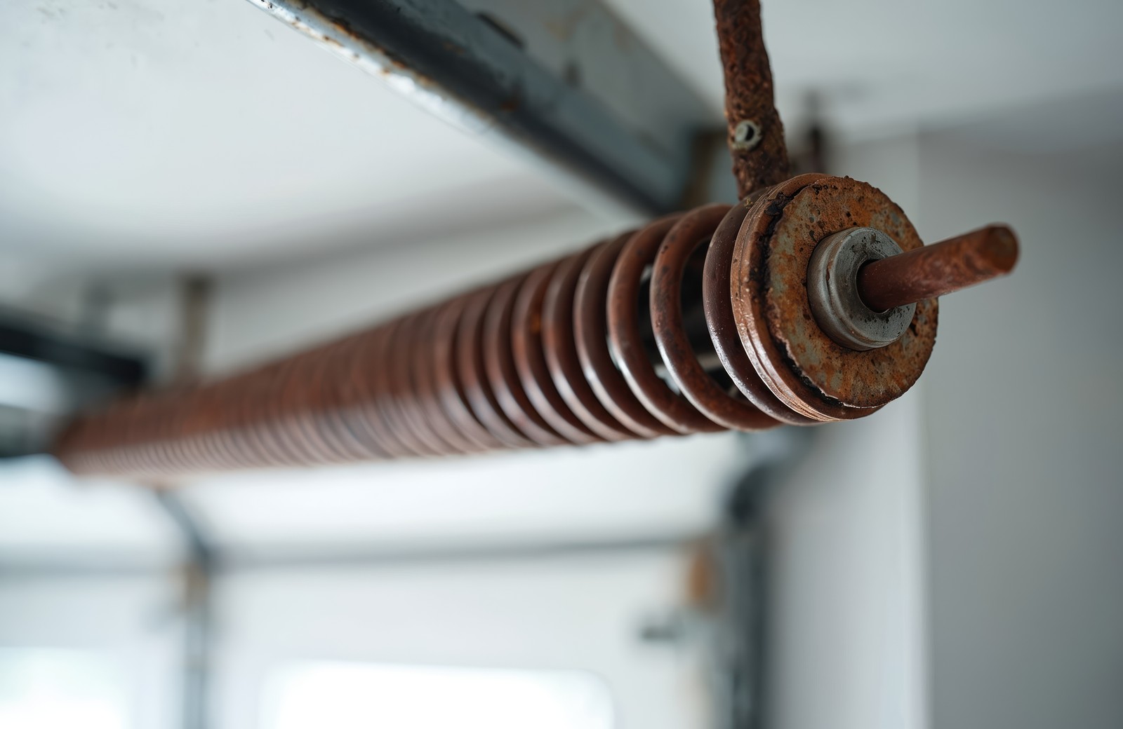 Modern farmhouse home with dark garage doors