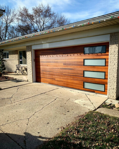modern garage door